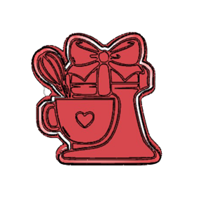 Bow Mixer Cookie Cutter