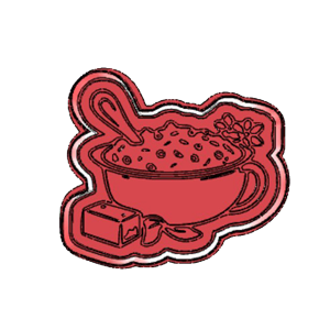 Mixing Ingredients Cookie Cutter