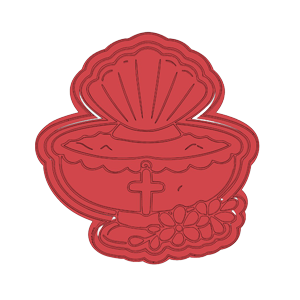 Baptism Font Cookie Cutter