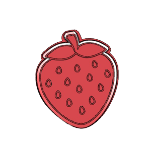 Strawberry Cookie Cutter