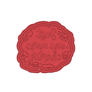 Just One More Chapter Cookie Cutter