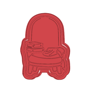 Cozy Reading Nook Cookie Cutter