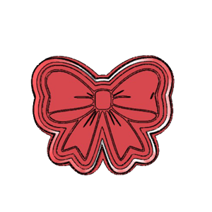 Elegant Bow Cookie Cutter