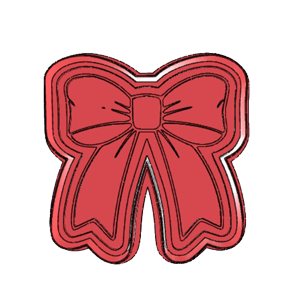 Classic Ribbon Bow Cookie Cutter