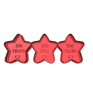 Three Stars Cookie Cutter