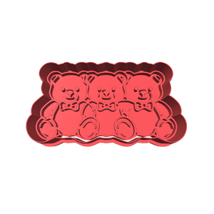 Three Bears Cookie Cutter