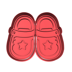 Twin Boy Shoes Cookie Cutter
