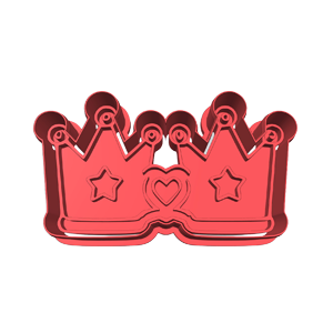 Twins Crowns Cookie Cutter