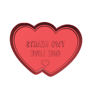 Two Hearts Cookie Cutter