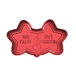 Twin Stars Cookie Cutter