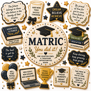 Matric Cookie Cutters