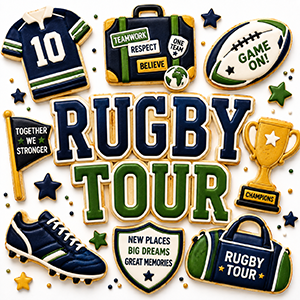Rugby Tour Cookie Cutters