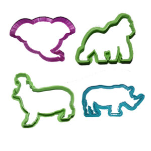 Wild Animal Cookie Cutter Set