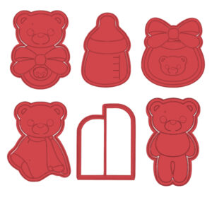 Can Bearly Wait Baby Shower Cookie Cutter Set