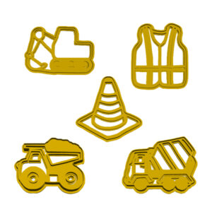 Construction Cookie Cutter Set (5 Piece)