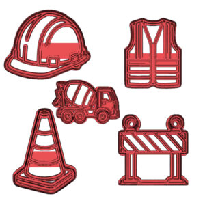 Construction Party Cookie Cutter Set (5 Piece)