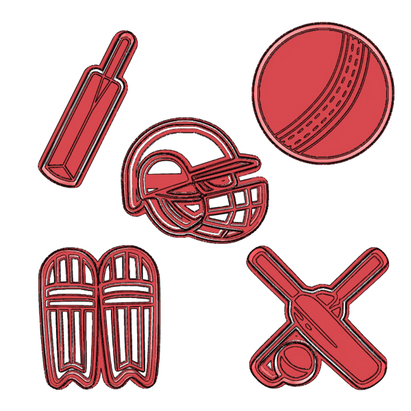 Cricket Cookie Cutter Set (5 Piece)