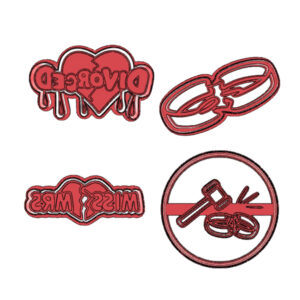 Divorce Party Cookie Cutter Set (4 Piece)