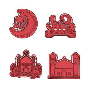 Eid Mubarak Cookie Cutter Set (4 Piece)
