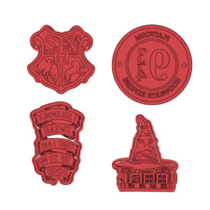 Wizard School Cookie Cutter Set (4 Piece)