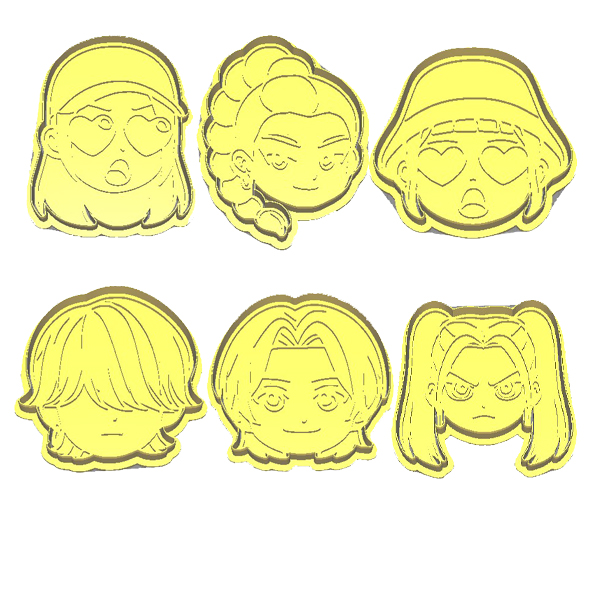 KPOP Cookie Cutter Set (6 Piece)