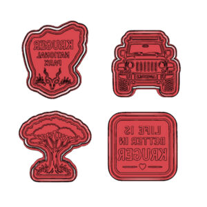 Kruger National Park Cookie Cutter Set (4 Piece)