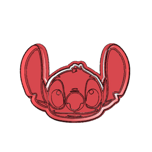Stitch Face Cookie Cutter