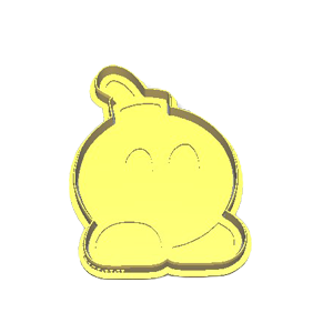 Super Mario Bomb Cookie Cutter