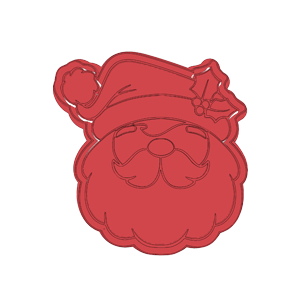 Santa Face Cookie Cutter