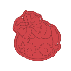 Mrs Clause Face Cookie Cutter