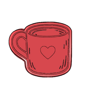 Heart Coffee Mug Cookie Cutter
