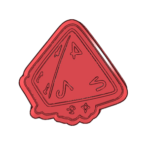 D4 Dice Cookie Cutter