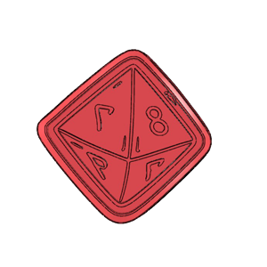 D8 Dice Cookie Cutter