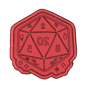D20 Dice Cookie Cutter