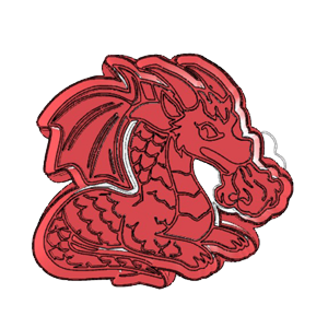 Fantasy Dragon Cookie Cutter