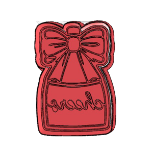 Cheers Champagne Cookie Cutter