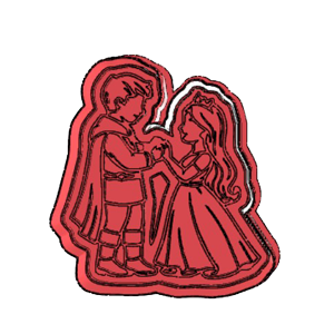 Prince and Princess Cookie Cutter