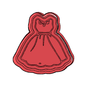 Princess Dress Cookie Cutter