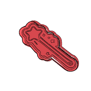 Magic Wand Cookie Cutter
