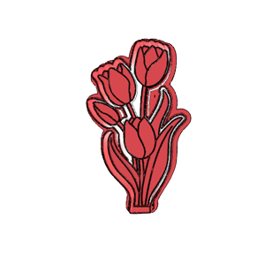 Tulip Bouquet Cookie Cutter