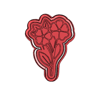 Forget Me Not Cookie Cutter