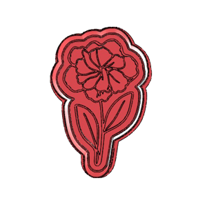 Carnation Flower Cookie Cutter