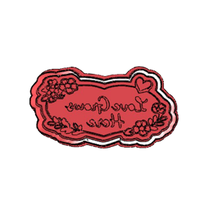 Love Grows Here Cookie Cutter