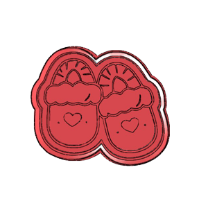 Slippers Cookie Cutter