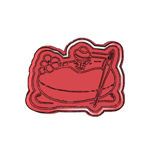 Sewing Cushion Cookie Cutter