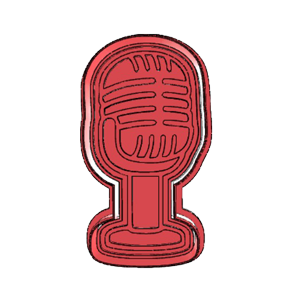 Mama Mia Microphone Cookie Cutter
