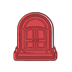 Mama Mia Door Cookie Cutter