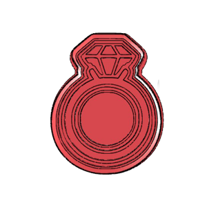 Mama Mia Ring Cookie Cutter