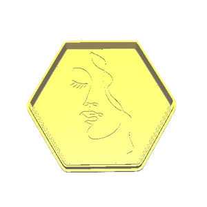Facial Lines Cookie Cutter