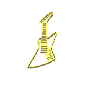 Guitar Cookie Cutter